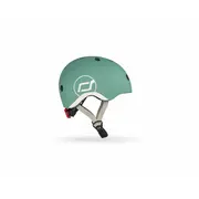 Casca De Protectie Pentru Copii, Sistem De Reglare Magnetic Cu Led, Xxs-s, 45-51 Cm, 1 An+, Forest, Scoot  Ride Pjb96361