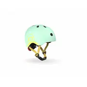 Casca De Protectie Pentru Copii, Sistem De Reglare Magnetic Cu Led, Xxs-s, 45-51 Cm, 1 An+, Kiwi, Scoot  Ride Pjb96391