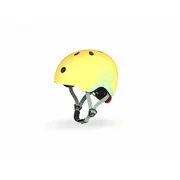 Casca De Protectie Pentru Copii, Sistem De Reglare Magnetic Cu Led, Xxs-s, 45-51 Cm, 1 An+, Lemon, Scoot  Ride Pjb96390