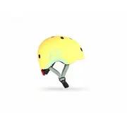 Casca De Protectie Pentru Copii, Sistem De Reglare Magnetic Cu Led, Xxs-s, 45-51 Cm, 1 An+, Lemon, Scoot  Ride Pjb96390