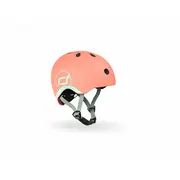 Casca De Protectie Pentru Copii, Sistem De Reglare Magnetic Cu Led, Xxs-s, 45-51 Cm, 1 An+, Peach, Scoot  Ride Pjb96389