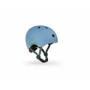 Casca De Protectie Pentru Copii, Sistem De Reglare Magnetic Cu Led, Xxs-s, 45-51 Cm, 1 An+, Steel, Scoot  Ride Pjb96322