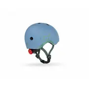 Casca De Protectie Pentru Copii, Sistem De Reglare Magnetic Cu Led, Xxs-s, 45-51 Cm, 1 An+, Steel, Scoot  Ride Pjb96322