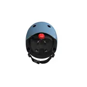 Casca De Protectie Pentru Copii Cu Finisaj Mat, Sistem De Reglare Magnetic, Include Lumina De Siguranta Led Si Captuseala Moale Din Fleece Pentru Protectie Suplimentara, S-m, 51-55 Cm, 3 Ani+,  Steel, Pjb96369