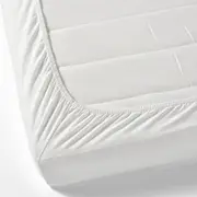 Cearsaf Din Bumbac Jersey Cu Elastic Pe Contur 120x60x15 Cm, Alb Pjbpjb_16