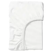 Cearsaf Din Bumbac Jersey Cu Elastic Pe Contur 120x60x15 Cm, Alb Pjbpjb_16