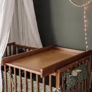 Masa De Infasat Din Lemn, Atasabila La Patut Bebe 120x60 Si 140x70 Cm, Vintage, 86 X 51 X 7 Cm Pjbctc_vintage