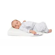 Perna Din Spuma T18, Antiregurgitare Pentru Bebelusi, Plan Inclinat, Husa Detasabila Silver, Efect Antimicrobian Superior, 60x36 Cm Pjbpjb_099