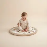 Salteluta Cu Arcada Interactiva Pentru Copii Si Bebelusi, Activitati Cu Jucarii Senzoriale ,   Happy Bear Pjbc590-3