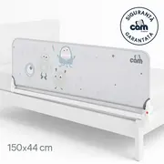 Bariera De Protectie Rabatabila Pentru Pat Copii Cam Baby Minions, 150a 44 Cm, Alb ,   Siguranta In Trecerea La Patul De Tineret Pjb9114937
