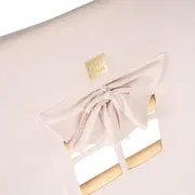 Casuta Tip Cort Pentru Copii Cu O Scara De 60x61 Cm, Pliabila, Lemn Natur, Viscoza Alb Roz, Montessori Meowbaby Pjbddwt003rie