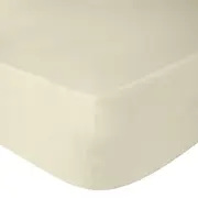 Cearsaf Din Bumbac Jersey Cu Elastic Pe Contur 120x60x15 Cm, Vanila Pjbpjb_17