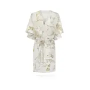 Halat   Kimono Pentru Gravide Si Mamici, Bumbac, Marime Universala, Boho Pjb601206