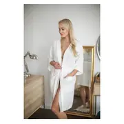 Halat   Kimono Pentru Gravide Si Mamici, Vascoza Si In, Marime Universala, Gri Puf Pjb487944