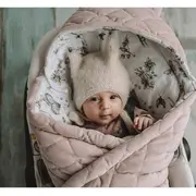 Paturica Universala Pentru Scoica Auto Bumbac   Catifea ,   Boho Bej Pjb489139
