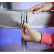 Patut, Sempreconte, Co-sleeper 2 In 1, Cu Laterala Culisanta, Cu Setare Unghiulara, Cu Roti, Reglabil In 8 Pozitii Pe Inaltime, Bej Pjb49920101