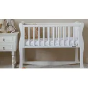 Patut Balansoar, Co-sleeping Din Lemn, Noble Alb 90 X 40 Cm Pjbcribnoblewskids
