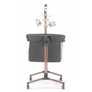 Patut Cu Leganare, Cullami, Co-sleeper 2 In 1, Cu Laterala Culisanta, Cu Setare Unghiulara, Cu Roti, Reglabil In 8 Pozitii Pe Inaltime, Gold Pjb49925182
