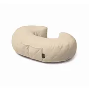 Perna Alaptare Babysteps  , Tip Rogal, Suport Ergonomic Mama  Bebelus, Velvet Premium, Bej Pjb601930