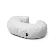 Perna Alaptare Babysteps  , Tip Rogal, Suport Ergonomic Mama  Bebelus, Velvet Premium, Gri Pjb481102
