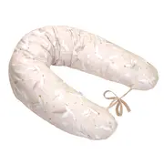 Perna Pentru Gravide Si Alaptare, Husa Detasabila Din Bumbac 100% Si Umplutura Antialergica Babysoft  , Gasca Bej, Amy Pjb84272