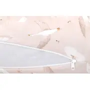 Perna Pentru Gravide Si Alaptare, Husa Detasabila Din Bumbac 100% Si Umplutura Antialergica Babysoft  , Gasca Bej, Amy Pjb84272