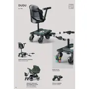 Platforma Adaptor Universal Pentru Al Doilea Copil Cu Scaun Cu Roti Led, 15 Luni - 25 Kg Pjbv352