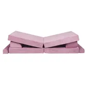 Playset Modular Canapea Premium Velvet Spuma ,   Roz Pjbsdp02ie