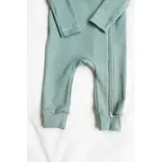 Salopeta Bebelusi Cu Maneca Lunga, Inchidere Cu Fermoar, Verde Cactus, Marimea 74 Pjb4195948