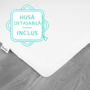Saltea Pentru Tarc 88a 88a 6 Cm ,   Spuma Poliuretanica + Husa Detasabila Comfort Line, 2 In 1 Saltea  Covoras De Joaca Pjbbasic_mattress88cm