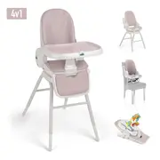Scaun De Masa 4 In 1 Pentru Bebelusi Si Copii Cam   Original ,   Roz (0,  14 Ani) Pjb9220041