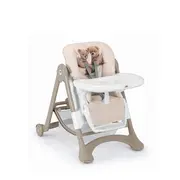 Scaun De Masa Multifunctional Pentru Bebelusi Si Copii, Cam   Campione, Inaltime Ajustabila, Varsta 6-36 Luni, Pliabil, Centura De Siguranta In 5 Puncte, 3 Tavite Detasabile, Depozitare, Teddy Pjbs2300-c264/c39