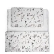 Set Pilota 220x75 Cm Si Perna 40 X 60 Cm Pentru Prescolari, Bumbac Premium Si Umplutura Hipoalergenica Babysoft, Fata Dubla, Natura Pjb481522