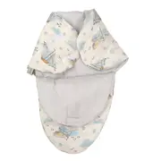Sistem De Infasare Nature Bamboo By Amy Din Bambus Cu Umplutura Antialergica Babysoft    + Cadou Rucsacel Nori Calatori Pjb82860