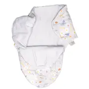 Sistem De Infasare Nature Bamboo By Amy Din Bambus Cu Umplutura Antialergica Babysoft   + Cadou Rucsacel Lunca Gri Pjb82654