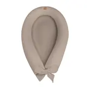 Suport De Dormit Babynest 2in1 Bara Protectie Patut Premium In Bej Inchis By Babysteps, 95x53 Cm Pjb489825