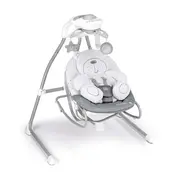 Balansoar Si Scaun 2 In 1 Pentru Bebelusi, Cu Melodii Si Proiector ,   Orso Grigio (0,  9 Kg) Pjbs347/247