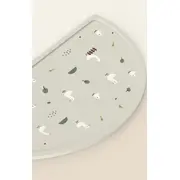 Covoras Pentru Diversificare, Din Silicon, Fara Bpa, Forma Semicirculara 45,5 Cm Si 23 Cm, Peony Pjbcssm_p