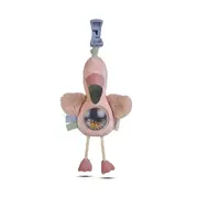 Jucarie Zornaitoare Din Plus, Agatatoare, Design   Jungle Party   Flamingo Pjb21693