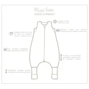 Sac De Dormit Cu Picioare, Bumbac 1 Tog,  World Of Dinosaurs, Marimea S, 86 92 98, 12-36 Luni - Babysteps Pjb8427