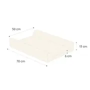 Saltea Pentru Schimbat Bebelusi, Impermeabila Si Cu Margini De Siguranta, 50x70 Cm,  Monstera Monkey Pjb31wp44-045