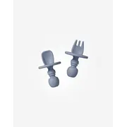 Set Tacamuri Pentru Autodiversificare, Protectie Anti-inec, Silicon, Rezistent La Cazaturi + 4 Luni, Cutlery Blue Pjb17475