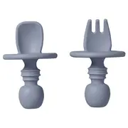 Set Tacamuri Pentru Autodiversificare, Protectie Anti-inec, Silicon, Rezistent La Cazaturi + 4 Luni, Cutlery Blue Pjb17475
