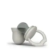 Suzeta Cu Alimentator Pentru Diversificarea Alimentatiei, Din Silicon, Fara Bpa, Bps, Pvc Si Ftalati, Cream Pjbsuz_c