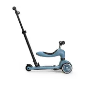 Trotineta Copii 3in1 Premium Scoot  Ride Highwaykick 1 Push And Go Steel, Cu Sezut Si Maner Pentru Parinte, Sistem Anti-rasturnare, 1,  5 Ani (max. 50 Kg) Pjb71