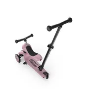 Trotineta Copii 3in1 Premium Scoot  Ride Highwaykick 1 Push And Go Wildberry, Cu Sezut Si Maner Pentru Parinte, Sistem Anti-rasturnare, 1,  5 Ani (max. 50 Kg) Pjb69