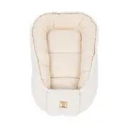 Babynest Pentru Bebelusi Meowbaby   Bearly Cream ,   Spatiu Sigur Pentru Somn Si Joaca Pjbmbek091i