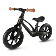 Bicicleta De Echilibru Fara Pedale Pentru Copii, Kidwell Vito Black , Cadru Magneziu, 2.8 Kg, Roti Eva 28 Cm, Reglabila, 80,  120 Cm, Max. 30 Kg Pjbrobivit02a0