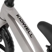 Bicicleta De Echilibru Fara Pedale Pentru Copii, Kidwell Vito Taupe, Cadru Magneziu, 2.8 Kg, Roti Eva 28 Cm, Reglabila, 80,  120 Cm, Max. 30 Kg Pjbrobivit03a0