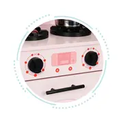 Bucatarie Din Lemn Pentru Copii Cu Cuptor, Plita, Microunde Si Accesorii Pjbmwokn049